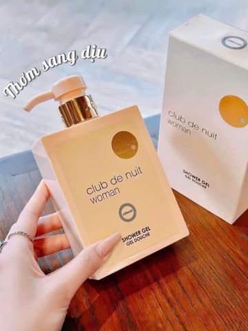 Sữa Tắm Armaf Club De Nuit Woman 360ml (Hồng) - Hương Nữ Tính, Sang Trọng, Dưỡng Da Mềm Mại