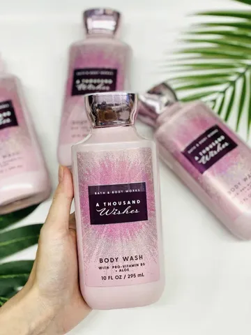 Gel Sữa Tắm Bath & Body Works A Thousand Wishes 295ml - Hương Ngọt Ấm, Thơm Lâu, Dưỡng Da Mềm Mại