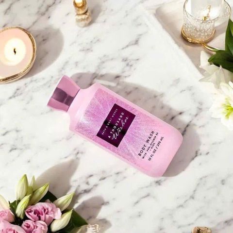 Gel Sữa Tắm Bath & Body Works A Thousand Wishes 295ml - Hương Ngọt Ấm, Thơm Lâu, Dưỡng Da Mềm Mại