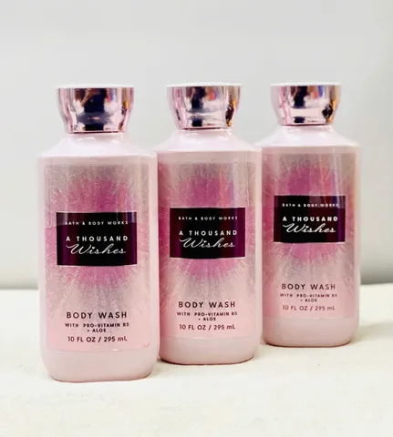 Gel Sữa Tắm Bath & Body Works A Thousand Wishes 295ml - Hương Ngọt Ấm, Thơm Lâu, Dưỡng Da Mềm Mại