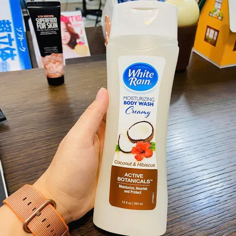 Sữa Tắm Dưỡng Ẩm White Rain Hương Dừa 354ml - Thơm Ngon, Mềm Da, Dưỡng Da Hiệu Quả, Chăm Sóc Da Hàng Ngày