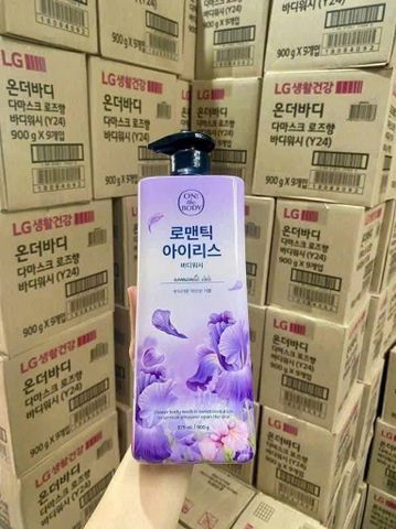 Sữa Tắm On The Body Dưỡng Ẩm Hoa Diên Vĩ 900g - Mềm Mịn, Thơm Dịu, Giúp Da Khỏe Mạnh