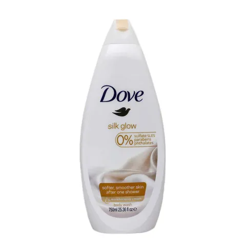 Sữa Tắm Dove Silk Glow Moisturising 750ml – mịn da, dưỡng sáng