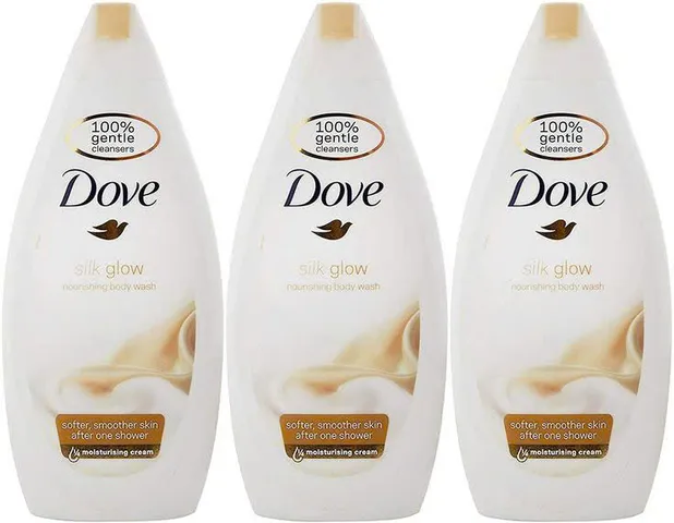 Sữa Tắm Dove Silk Glow Moisturising 750ml – mịn da, dưỡng sáng