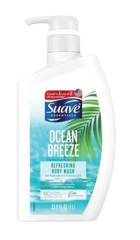 Sữa tắm Suave Ocean Breeze 1000ml - Hương Biển Tươi Mát, Làm Sạch & Thư Giãn Da, Sản Phẩm Dành Cho Tất Cả Các Loại Da