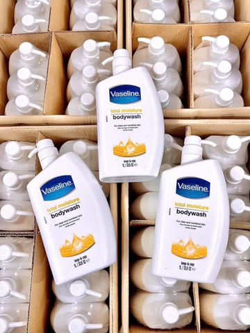 Sữa Tắm Vaseline Trắng Da Dưỡng Ẩm 1L - Dưỡng Sáng, Mềm Mịn Cho Làn Da Khỏe Mạnh
