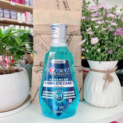 Nước Súc Miệng Crest Pro-Health 1L - Chăm Sóc Răng Miệng, Bảo Vệ Nướu và Ngừa Sâu Răng với Fluoride