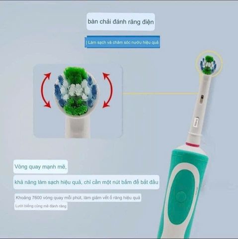 Bàn Chải Điện Oral-B Pro Vitality Precision Clean – làm sạch sâu, chăm sóc răng nướu