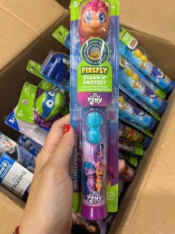 Bàn Chải Pin LOL Firefly Cho Bé (Mỹ) – chải sạch nhẹ nhàng, thiết kế vui nhộn cho bé