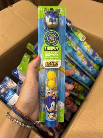Bàn Chải Pin LOL Firefly Cho Bé (Mỹ) – chải sạch nhẹ nhàng, thiết kế vui nhộn cho bé
