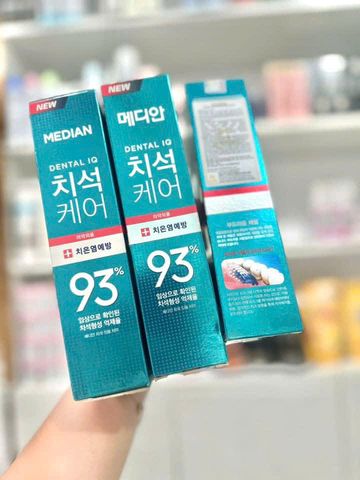 KDR – Kem Đánh Răng Median Dental IQ Original 93% (Xanh Lá) – sạch sâu, giảm mảng bám
