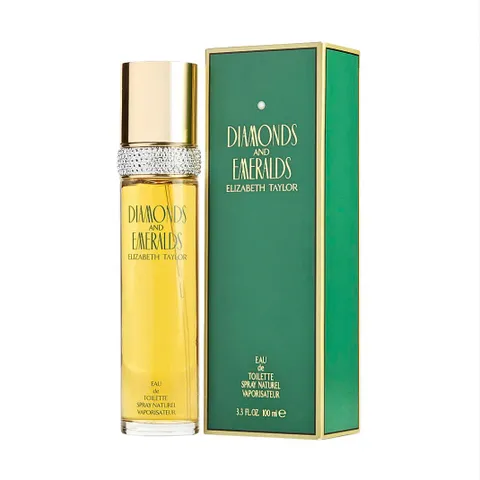 Nước hoa nữ Elizabeth Taylor Diamonds & Emeralds 100ml - Hương thơm ngọt ngào, phong cách cổ điển, quyến rũ từ Mỹ