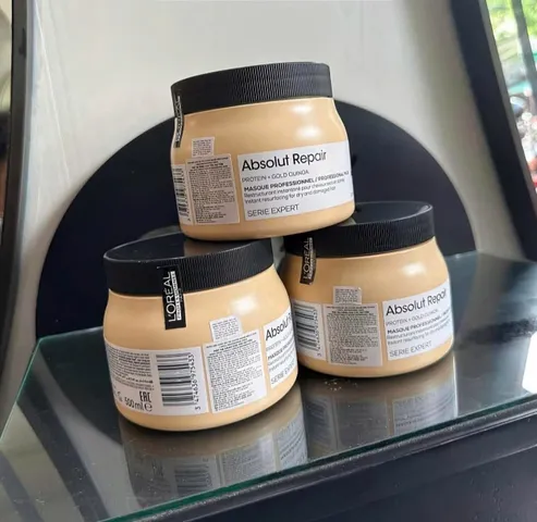 Kem Ủ Tóc Loreal Absolut Repair 500ml – phục hồi hư tổn, cấp ẩm chuyên sâu
