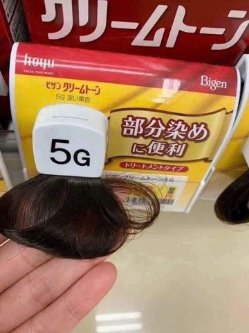 Nhuộm Tóc Bigen Số 5 Đen Ngả Nâu – lên màu chuẩn, bám màu lâu