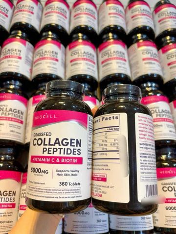 Viên uống Neocell Super Collagen + Vitamin C & Biotin 360 viên