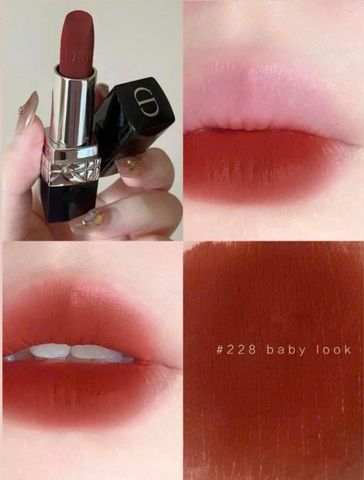 Son Dior 228 Velvet Baby Look - Màu Tự Nhiên, Mềm Mịn Chất Lì Cao Cấp - Sản Phẩm Trang Điểm Chính Hãng