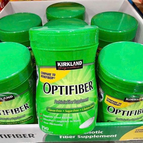 Bột Hòa Tan Chất Xơ Kirkland Signature Optifiber - Bổ Sung Chất Xơ Tự Nhiên Tốt Cho Tiêu Hóa, Hỗ Trợ Sức Khỏe Gan