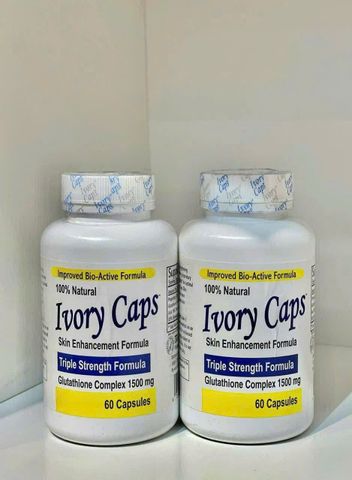 Viên Uống Trắng Da Ivory Caps - Công Thức Tăng Cường Sắc Da 60 Viên, Giúp Trắng Da và Tăng Cường Sức Khỏe