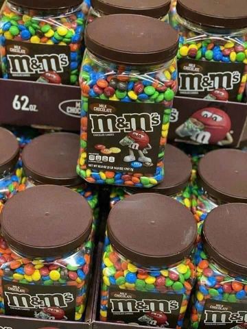 Kẹo Socola M&M Milk Chocolate Nắp Nâu – Ngọt ngào, Thơm ngon, Snack Ngọt Lý Tưởng Cho Fan Lập Dị