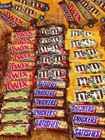 Bánh kẹo Socola M&M Mars Variety Pack 30 thanh 1.52kg - Hương vị ngọt ngào, đa dạng cho tín đồ chocolate