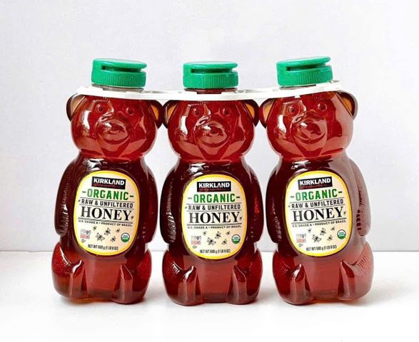 Mật Ong Kirkland Signature Raw Organic Bear 680g – Tự nhiên, Bổ dưỡng