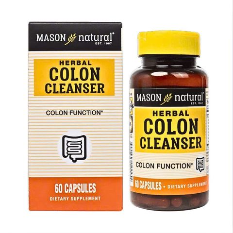Viên Uống Thải Độc Đại Tràng Mason Colon Herbal Cleanser - Hỗ Trợ Tiêu Hóa, Bổ Sung Chất Xơ (60/100 Viên)