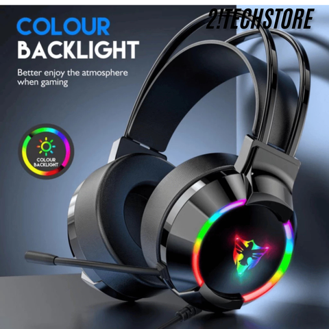 Tai Nghe Gaming Chụp Tai G606, Tai Nghe Máy Tính Có Mic, Jack Cắm USB, LED RGB, Âm Thanh 7.1, BH 12T