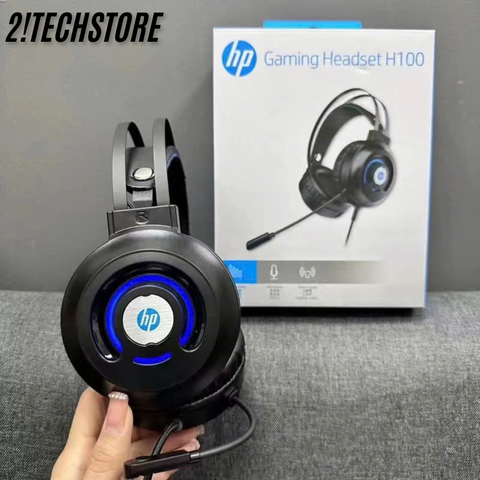 Tai nghe máy tính HP H100 chuyên game, kết nối cổng USB7.1 âm thanh cực hay Phù hợp PC/Laptop, BH12T