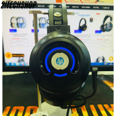 Tai nghe Gaming HP H100 Leb RGB kết nối cổng USB 7.1 âm thanh cực hay, có Mic, chuyên Game PC/Laptop