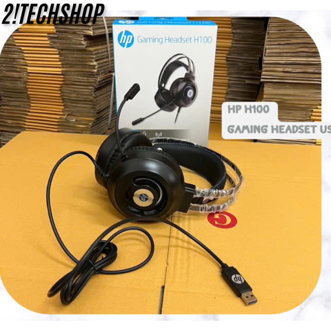 Tai nghe Gaming HP H100 Leb RGB kết nối cổng USB 7.1 âm thanh cực hay, có Mic, chuyên Game PC/Laptop