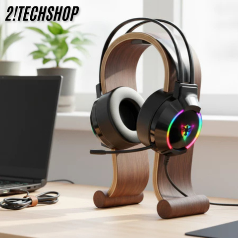 Tai Nghe Chụp Tai Gaming Có Dây G606 - Âm Thanh Vòm Surround Có Mic, Đèn Led RGB, Chuyên Game,BH 12T