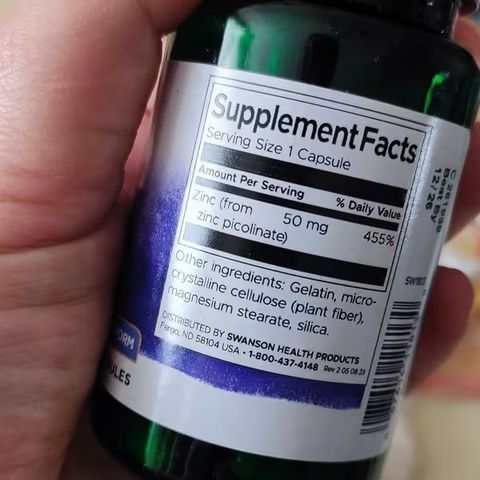 KHÔNG THUẦN CHAY - Viên uống kẽm Picolinate, 50MG, 60 viên nang