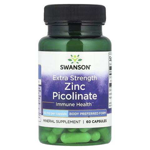 KHÔNG THUẦN CHAY - Viên uống kẽm Picolinate, 50MG, 60 viên nang