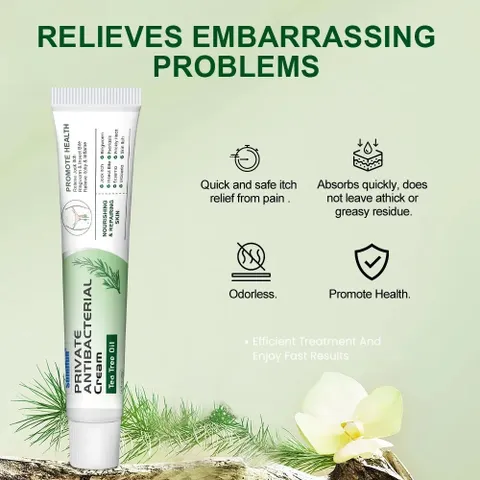 Kem Giảm Ngứa Loại Bỏ Chàm Eczema Ngứa Thảoo Dượcc Kháng Khuẩn , khí hư vùng kín, chăm sóc dưỡng ẩm vùng kín
