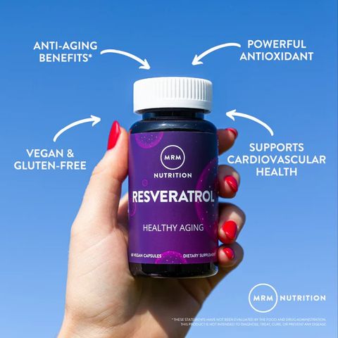 Viên Uống Resveratrol MRM Nutrition Chống Lão Hoá (Hộp 60 viên) - YoungFit
