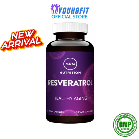 Viên Uống Resveratrol MRM Nutrition Chống Lão Hoá (Hộp 60 viên) - YoungFit