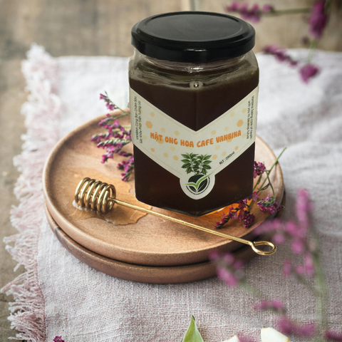 Mật Ong Cà Phê Hữu Cơ Vanbina 250gr Nguyên Chất Xuất Khẩu Từ Đồi Cà Phê Tây Nguyên