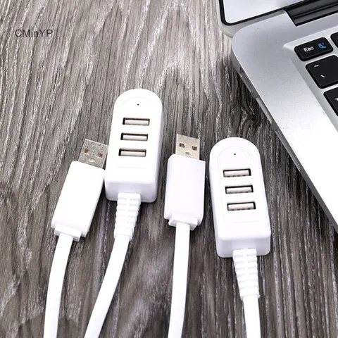 Hub Chia 3 Cổng USB 3.0 Tốc Độ Cao Cho Máy Tính Dài 1m