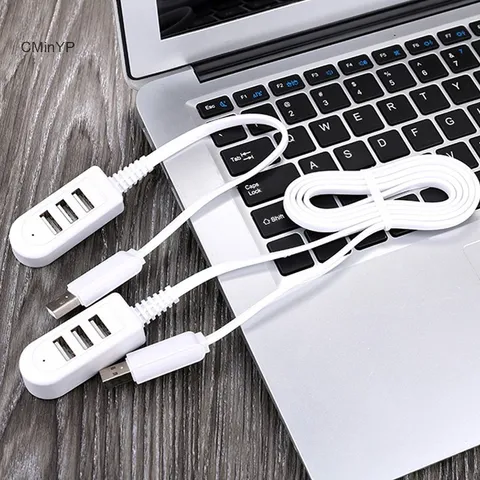Hub Chia 3 Cổng USB 3.0 Tốc Độ Cao Cho Máy Tính Dài 1m