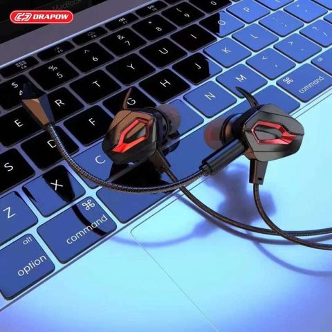 Tai Nghe Gaming Drapow GM-008 Có Mic Riêng, Chống Ổn, Nhỏ Gọn, Thiết Kế Dành Cho Game Thủ