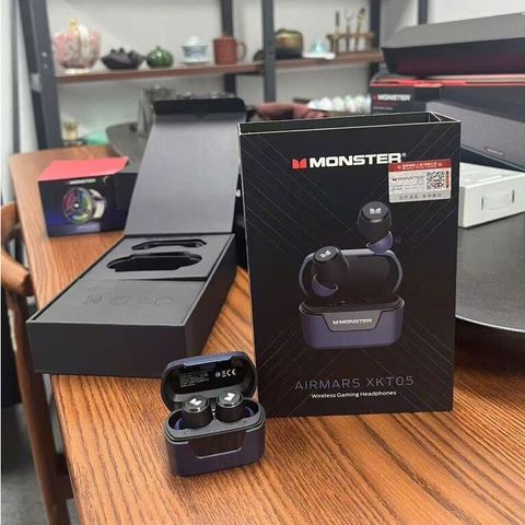 Tai nghe Bluetooth MONSTER XKT05 Thiết Kế Nhỏ Gọn Âm Thanh Sống Động Gaming Mode