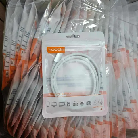 Cáp sạc nhanh C to L 36W , Cáp sạc C to C 100W dài 1M chính hãng Toocki bọc dù