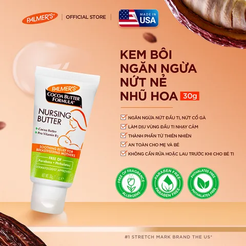 Kem dưỡng làm dịu da, cải thiện nứt da vùng đầu hoa Palmer's 30g 623325