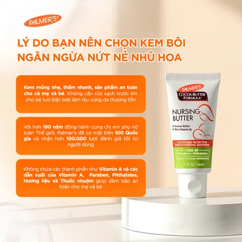 Kem dưỡng làm dịu da, cải thiện nứt da vùng đầu hoa Palmer's 30g 623325