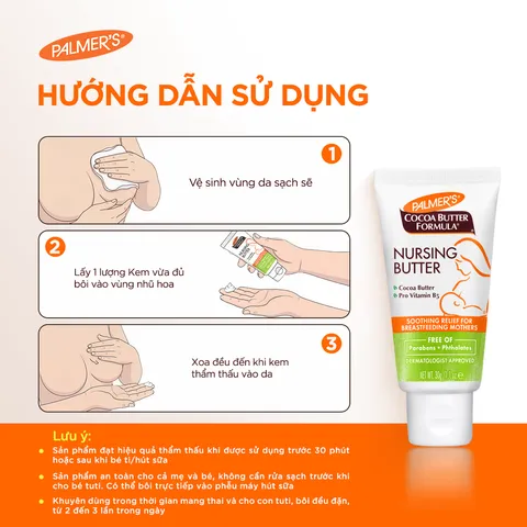 Kem dưỡng làm dịu da, cải thiện nứt da vùng đầu hoa Palmer's 30g