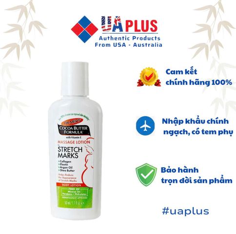 Lotion ngăn ngừa và hỗ trợ làm mờ rạn da cho mẹ bầu Palmer's 50ml