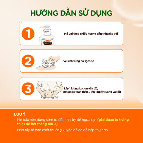 Lotion ngăn ngừa và hỗ trợ làm mờ rạn da cho mẹ bầu Palmer's 50ml 623334