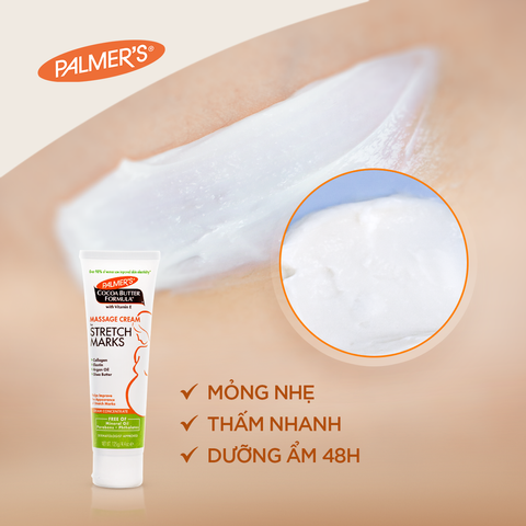 Kem ngăn ngừa và hỗ trợ làm mờ rạn da cho mẹ bầu giữa thai kỳ Palmer's 125g 623338