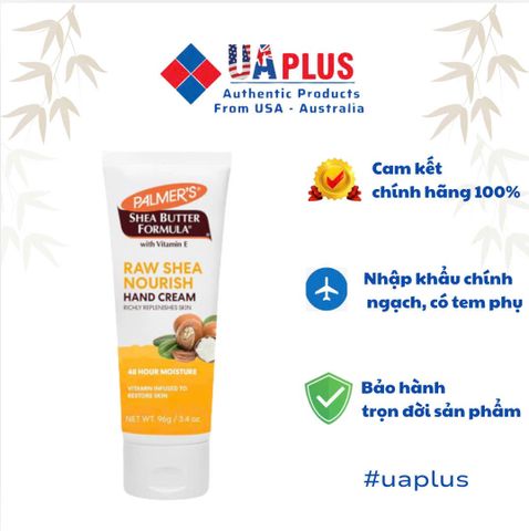 Kem dưỡng ẩm da tay hỗ trợ chống nhăn da hương Bơ Hạt Mỡ Palmer's 96g