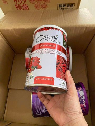 Hạt Kỷ Tử Organic Goji Berries 454g - Superfood Tốt Cho Sức Khỏe, Bổ Dưỡng Cho Cơ Thể, Nguyên Chất Và Hữu Cơ